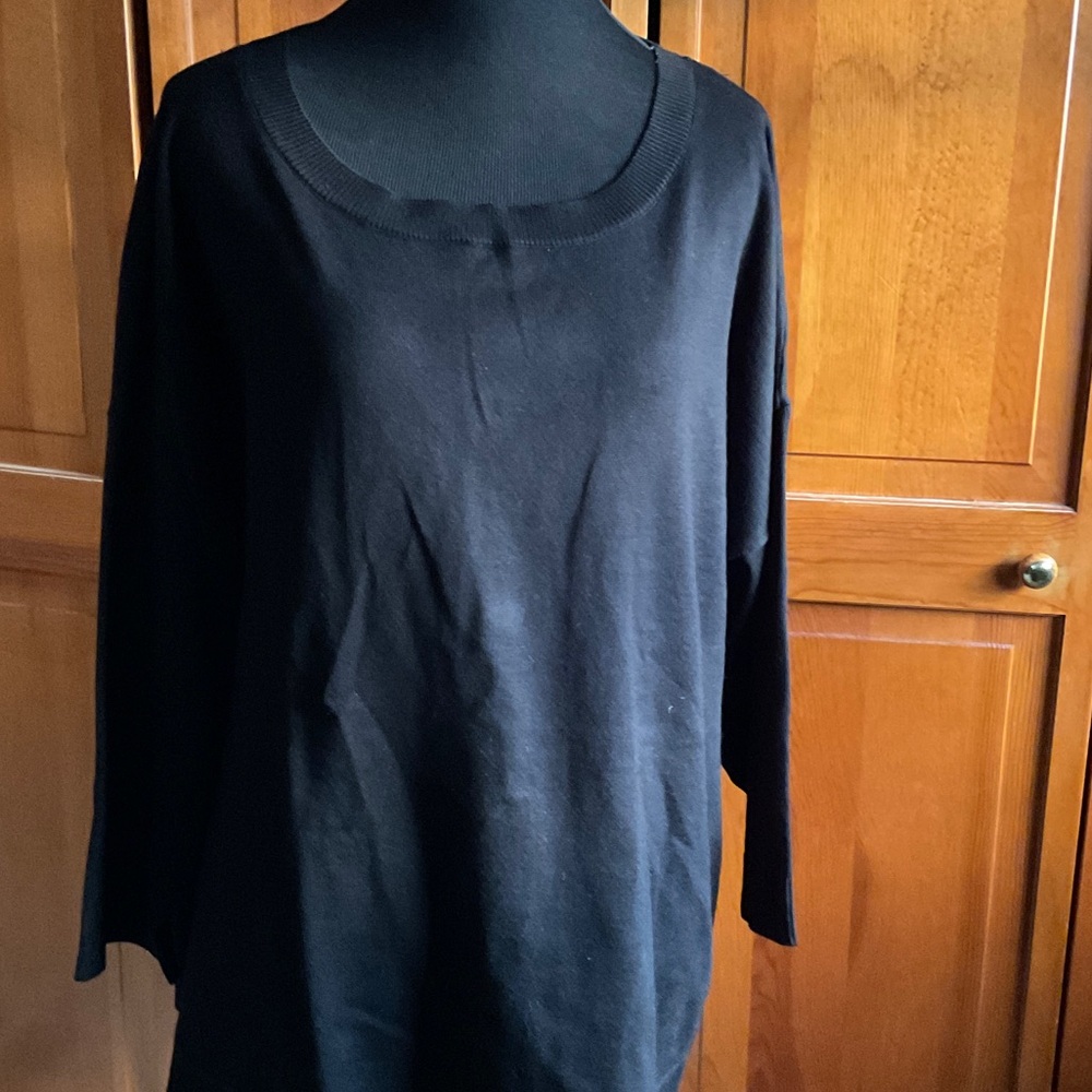 Melissa Paige Classic Black Long Sleeve Top